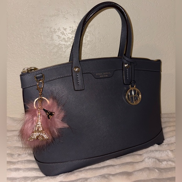 henri bendel Handbags - Henri Bendel Charcoal Satchel Bag